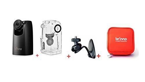 Brinno TLC200PRO HDR Time Lapse Video Camera + Brinno Weather Resistant Housing ATH120 + Brinno Wall Mount AWM100... N4