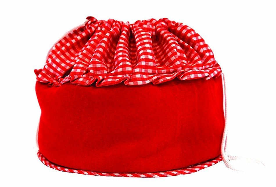 Bun Warmer - Insulated Bun and Bread Warmer and Basket - Keeps Warm for up to One Hour (Blue)