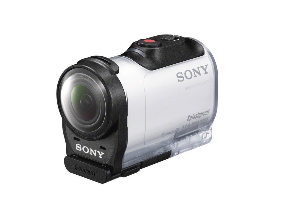 Sony HDR-AZ1VR/W HD Action Cam w/ Live View Remote Adventure Water Action Bundle N4