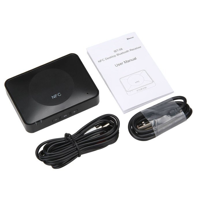 NewBull Bluetooth Audio Receiver, NFC Enabled Bluetooth 3.0 Audio Music Adapter 3.5mm/ RCA Stereo Output for Home... N4