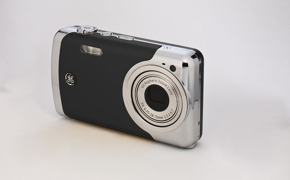 GE CRE00-BK Create by Jason Wu 12MP Digital Camera with 3x Optical Zoom and 2.7-Inch LCD (Black Metal) N7