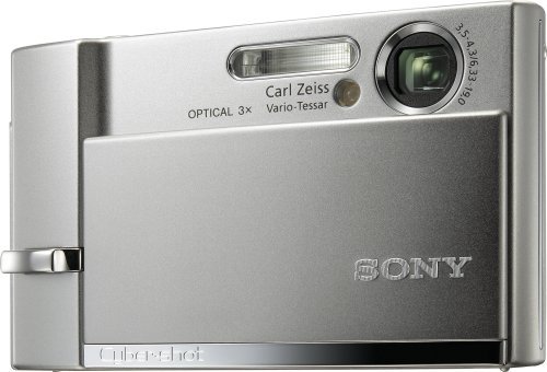 Sony Cybershot DSC-T50 7.2MP Digital Camera with 3x Optical Zoom (Silver) N8
