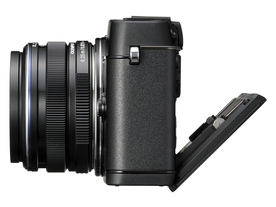 Olympus E-P5 17mm f1.8 and VF-4 16.1 MP Compact System Camera with 3-Inch LCD (Black) - International Version... N16