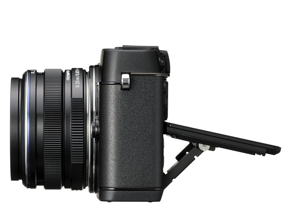 Olympus E-P5 17mm f1.8 and VF-4 16.1 MP Compact System Camera with 3-Inch LCD (Black) - International Version... N17