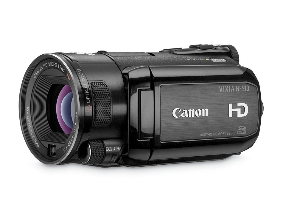 Canon VIXIA HFS10 HD Dual Flash Memory w/32GB Internal Memory & 10x Optical Zoom - 2009 MODEL (Discontinued by... N3