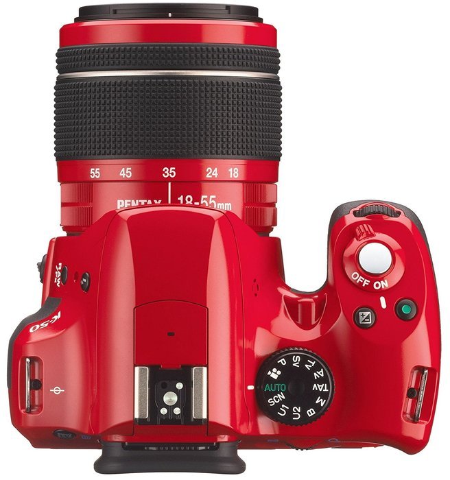 Pentax K 50 Kit rouge + DAL 18-55 WR + 50-200 WR N5