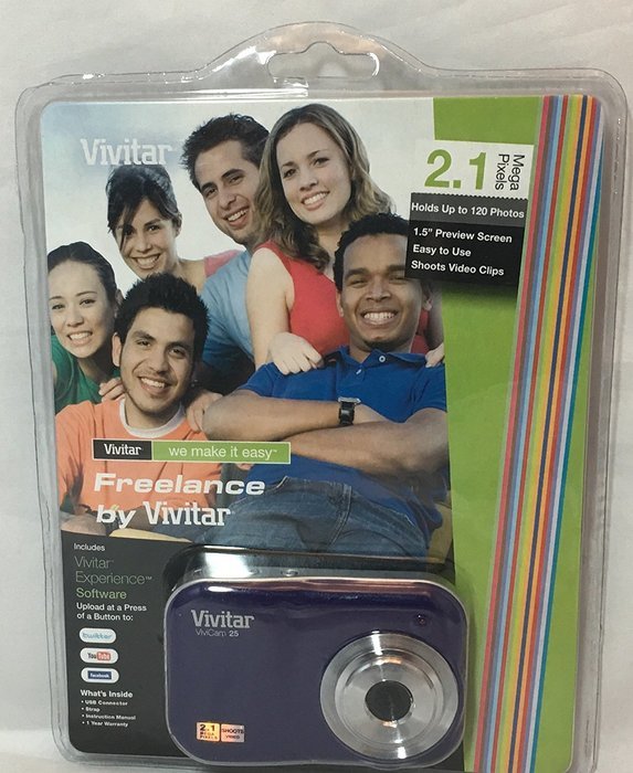 Vivitar Vivicam 25 Freelance 2.1 MP - Grape (V25-Grape) N2