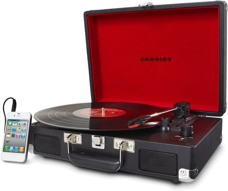 Crosley Cruiser. The Best Modern Portable & Lightweight Turntable Suitcase, Briefcase 3 Speed Gramophone, Vinyl... N30