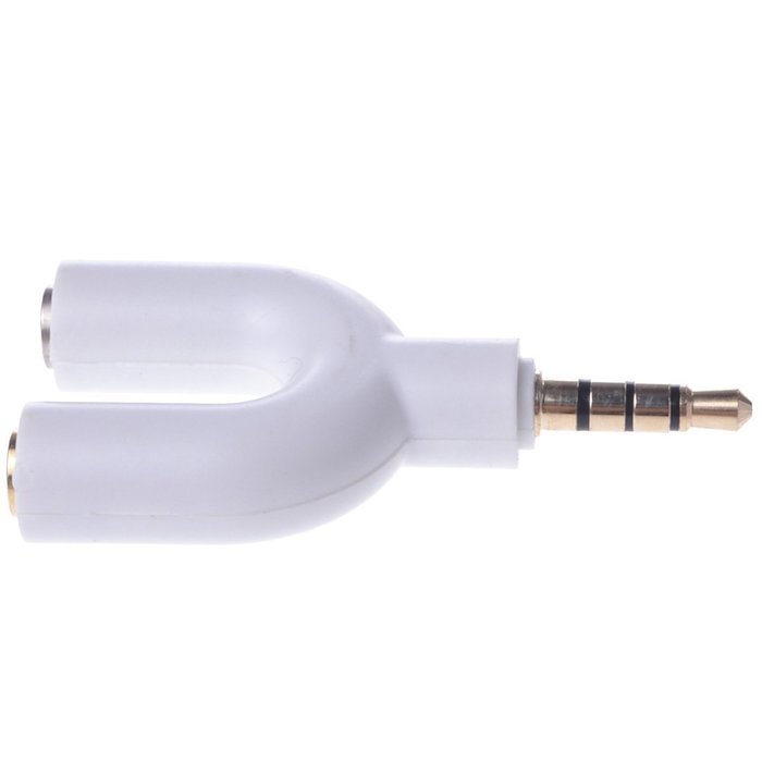 3.5mm Audio Converter Adapter Earphone Splitter 1 Port To 2 Ports N11
