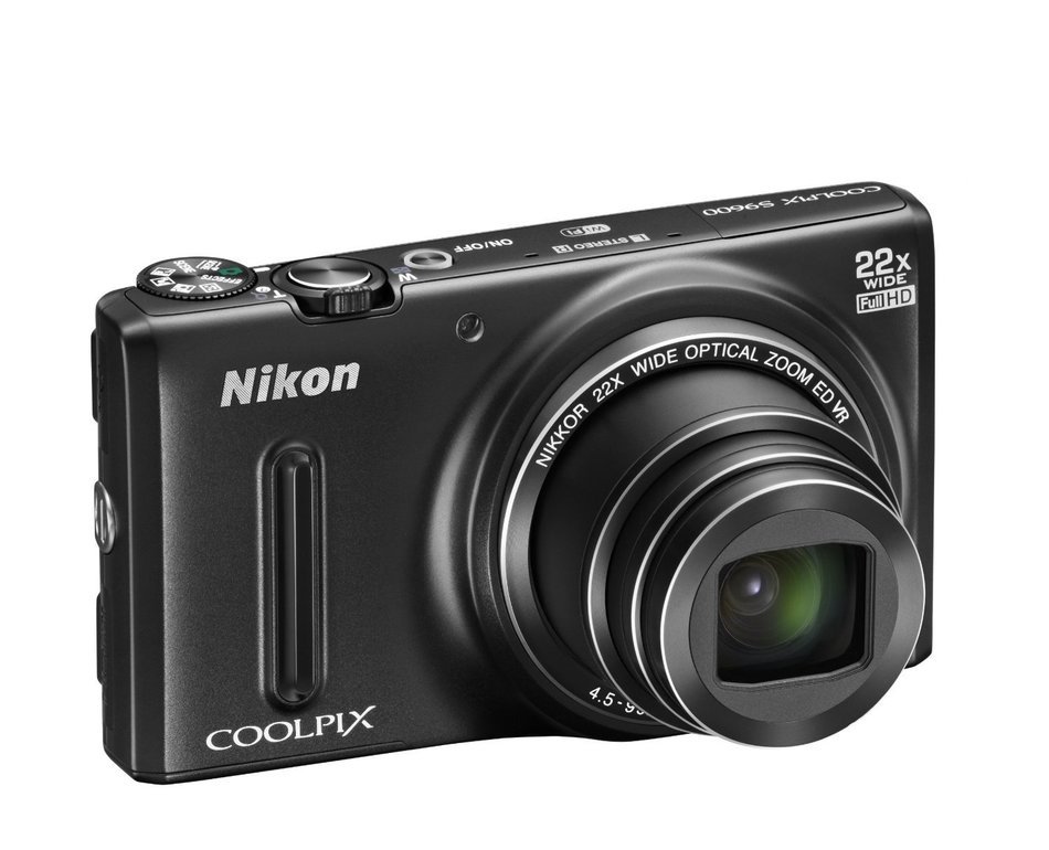 Nikon COOLPIX S9600 16MP WiFi Camera w/ 22x Opt Zoom 1080p Video (Certified Refurbished) N3