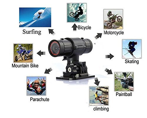 Eoncore Waterproof 32GB Full HD 1080p Helmet Head Camera Sport Action Cam Car Mini Camcorder DVR Video Recorder
