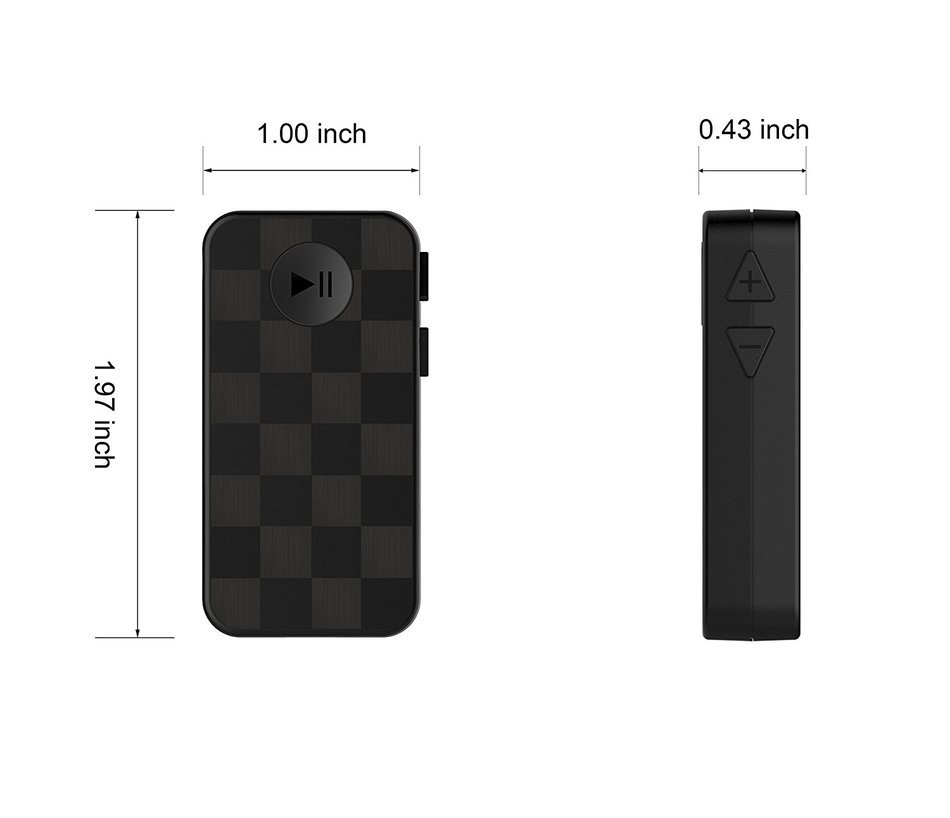 Jupi-storm Multipoint Connection 4.1 Bluetooth Audio Music Receiver A2DP Wireless Adapter with 3.5mm AUX Port... N16