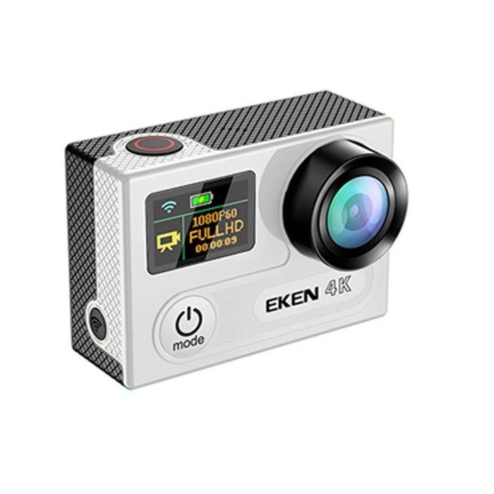 EKEN H8R Wifi Waterproof Sports Action Camera 4K30fps Dual Screen Sony Sensor with 2 Batteries + 2.4G Remote +... N5