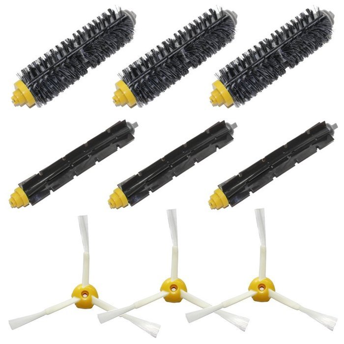 SHP-ZONE Brush Kit for iRobot Roomba 600 and 700 Series Roomba 620 630 650 660 680 760 770 780 3-Armed Side Brushes...