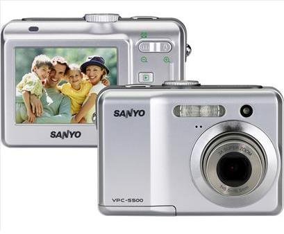SANYO FISHER VPCS600 CAMERA, XACTI, VPC-S600, 6MP, 3X OPT