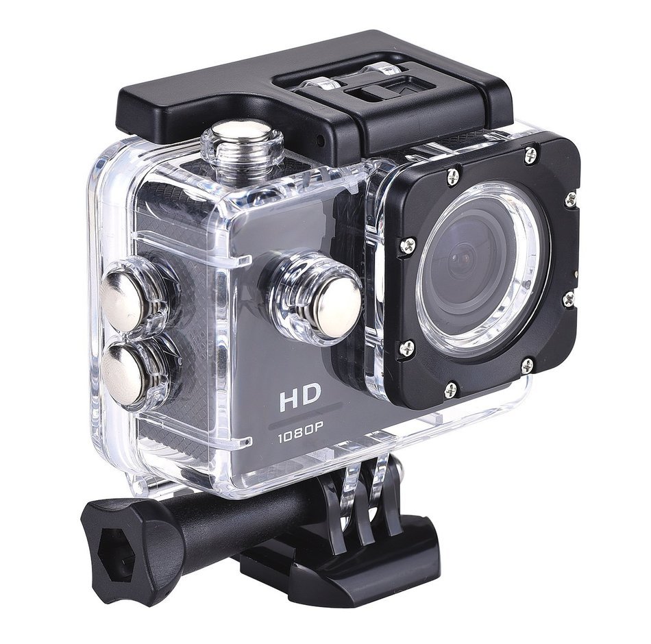 Pacuwi 1080P HD Sports Action Camera, 12MP 2 Inch LCD, 170 Degree Wide Angle, 30M Waterproof Outdoor DVR with... N6