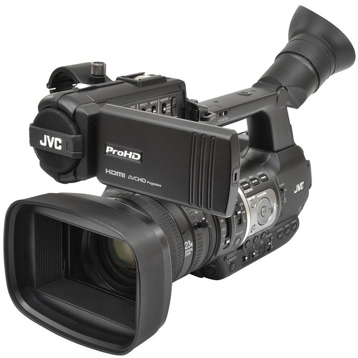 JVC GY-HM620U ProHD Professional Mobile News Camcorder with Microphone + 64GB Card + Case + Reader + Kit