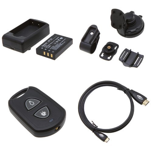 Kingzer AK-09 Hand-free Waterproof Action Camera Video Recorder Outdoor Helmet Camcorder N2