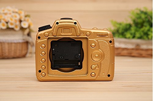 Microtimes children/student gifts crafts clock 6x4.8x2.8 inch Camera Alarm Clock Table Desk Clock Home Ornament N2