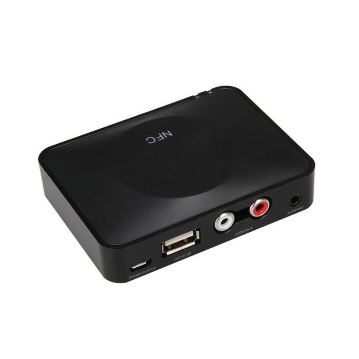 NewBull Bluetooth Audio Receiver, NFC Enabled Bluetooth 3.0 Audio Music Adapter 3.5mm/ RCA Stereo Output for Home... N6