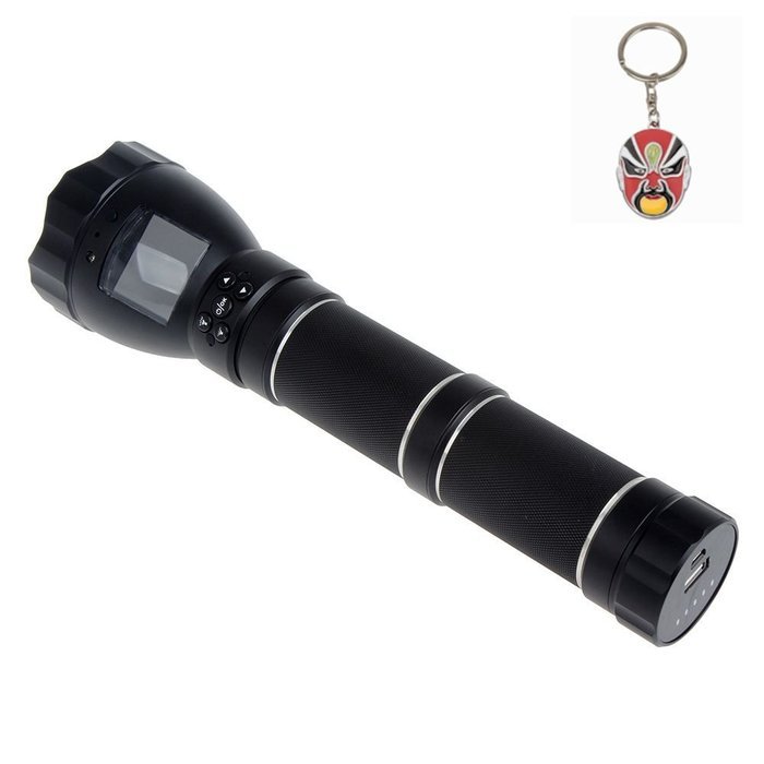 Boblov POLICE Tactical LED Flashlight Camera DVR Hidden Camera IR Night Vision 12MP 30FPS 1080P HD Video N2