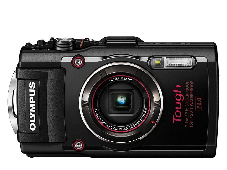 Olympus TG-4 16 MP Waterproof Digital Camera with 3-Inch LCD (Black) - International Version N9