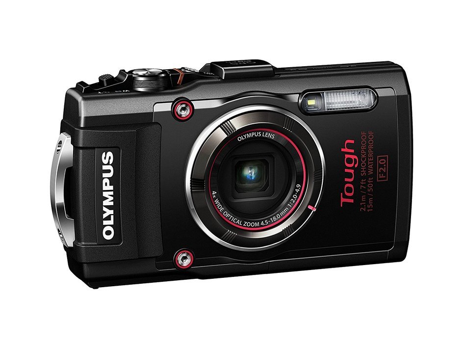 Olympus TG-4 16 MP Waterproof Digital Camera with 3-Inch LCD (Black) - International Version N10