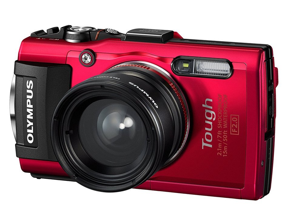 Olympus TG-4 16 MP Waterproof Digital Camera with 3-Inch LCD (Black) - International Version N12