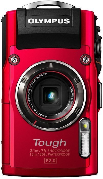 Olympus TG-4 16 MP Waterproof Digital Camera with 3-Inch LCD (Black) - International Version N13