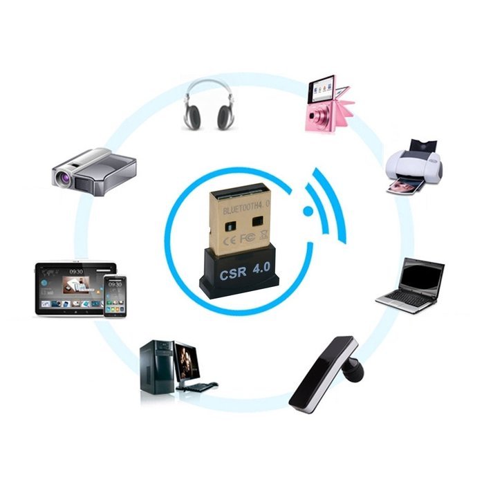 H88 - 2 Pcs 3 Mbps Mini USB2.0 Bluetooth V4.0 Dongle Wireless Adapter PC Laptop N5