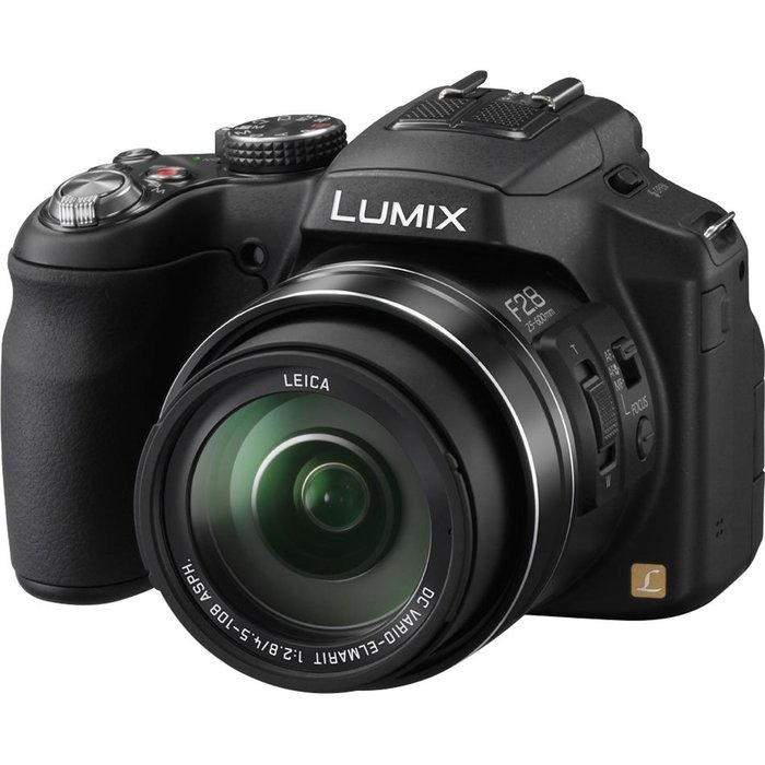 Panasonic Lumix DMC-FZ200 12.1 MP Digital Camera with CMOS Sensor and 24x Optical Zoom - Black - DMC-FZ200K +4GB... N5