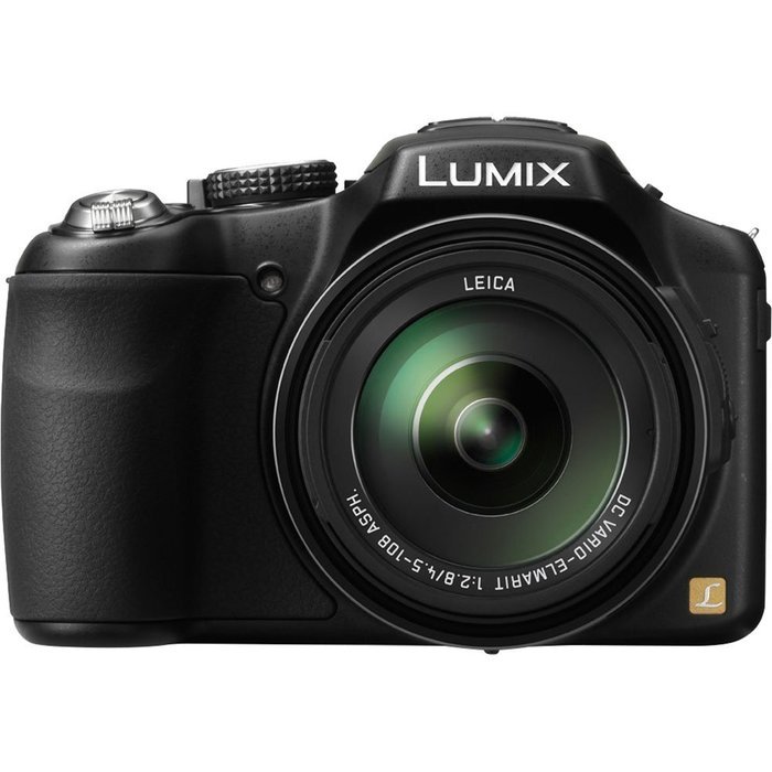 Panasonic Lumix DMC-FZ200 12.1 MP Digital Camera with CMOS Sensor and 24x Optical Zoom - Black - DMC-FZ200K +4GB... N6