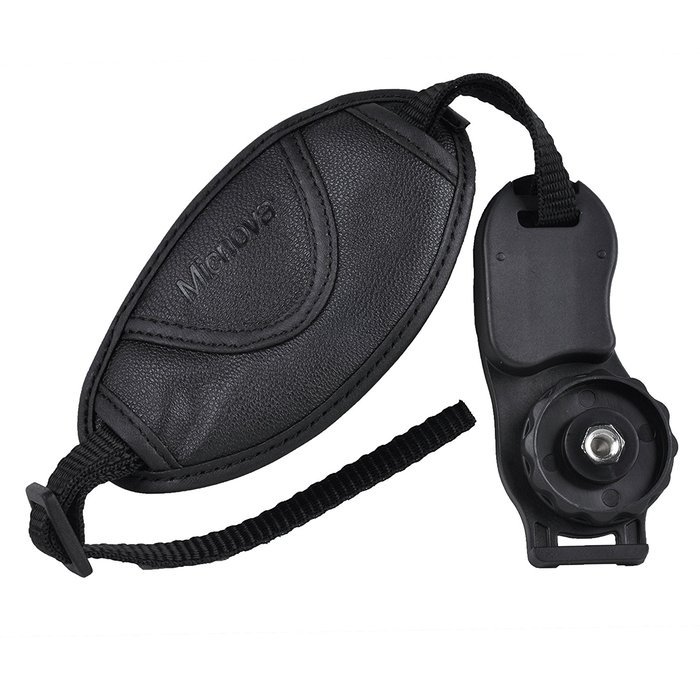 Micnova MQ-HS7 Leather Grip Strap for Canon EOS, Nikon, Sony Alpha, Pentax, Olympus, Panasonic DSLR Cameras