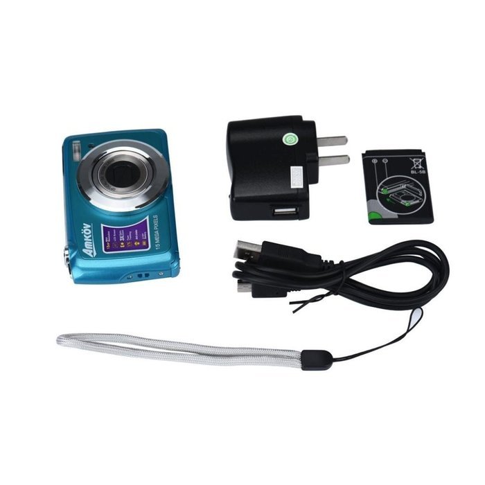 WIFI Sports DV, SANNYSIS Amkov CDOE3 2.7 Inch TFT 3X Optical Zoom 15MP 1280 X 720 HD Anti-shake Smile Capture... N11