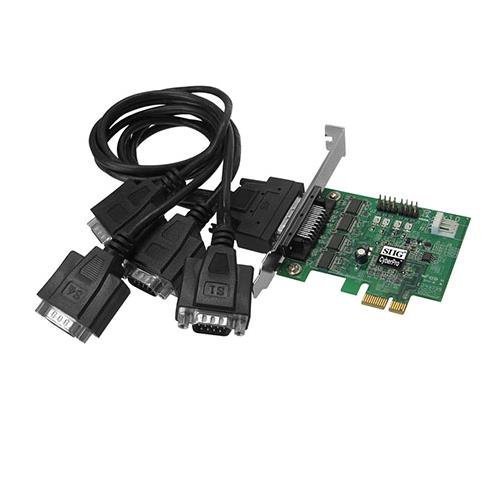 SIIG Dual Profile CyberSerial 4S PCI Express Card