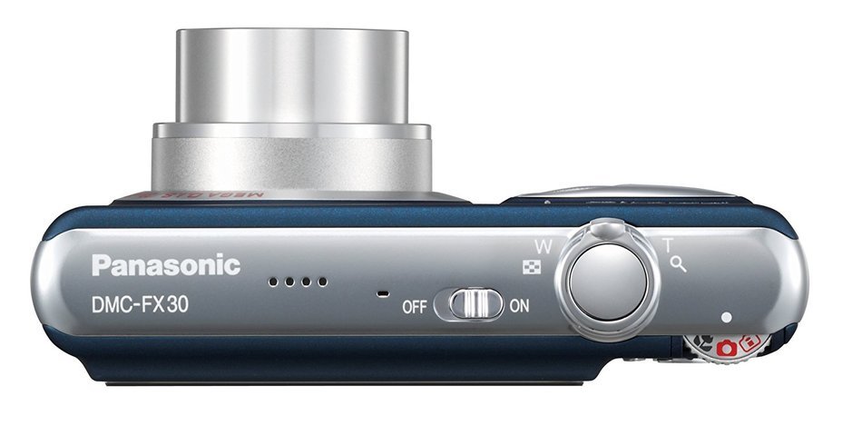 Panasonic Lumix DMC-FX30K 7.2MP Digital Camera with 3.6x Optical Image Stabilized Zoom (Black) N7