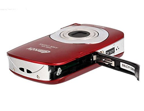 Amkov Dc110Hs 3.0" Tft Lcd Screen Digital Camera With 4X Digital Zoom (Red) Produced by YSK N5