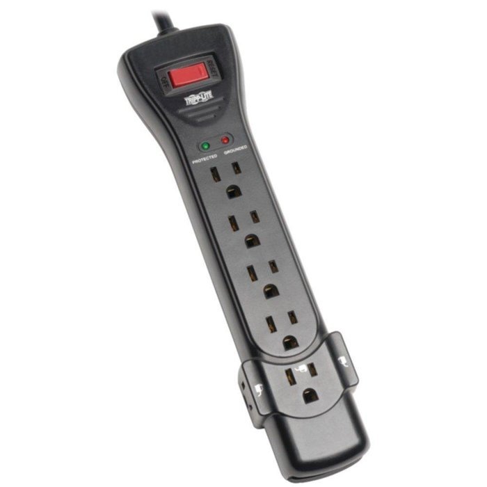 TRIPP LITE SUPER7B 7-Outlet Surge Protector (Black) consumer electronics