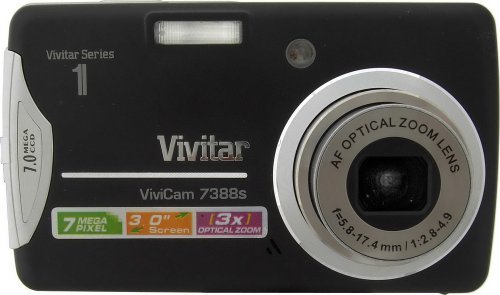 Vivitar VIVICAM-7388S 7.0 MegaPixel Slim Camera with 3x Optical Zoom and 3.0" LCD N3