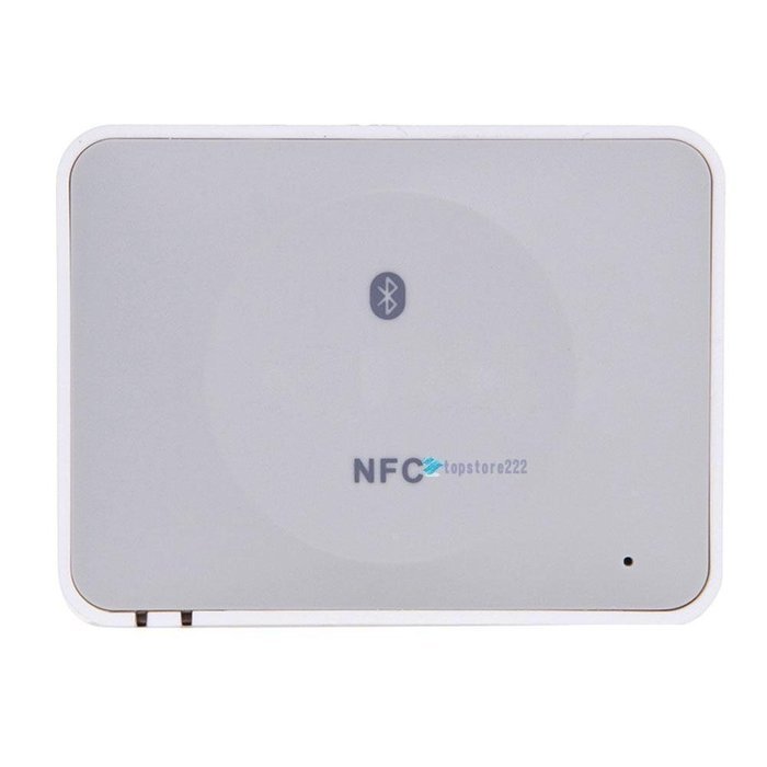 Wireless 3.5mm Bluetooth Audio Receiver Adapter For Sound System Stereo White TR N3