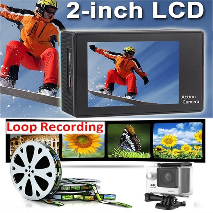 EKEN Original H9R Action Camera 4K WiFi Sports camera support Helmet Waterproof Sport Camera Video Cam with remote...