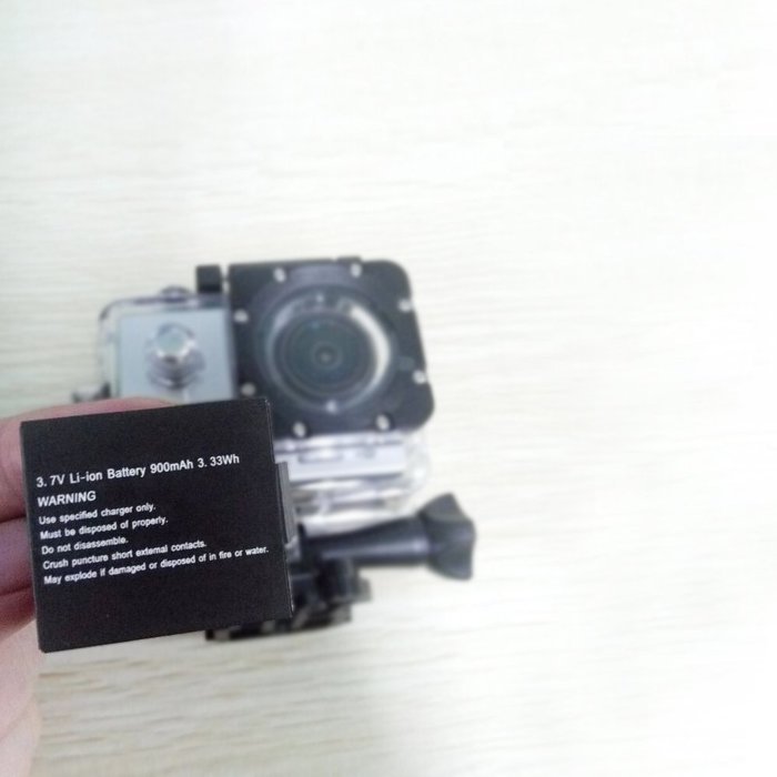 Spare Battery for KEHAN C60 C70 1080P Waterproof Action Sport Camera Cam Wifi DV Camcorder N3