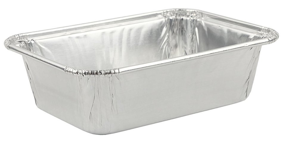 Aluminum Foil Mini-Loaf Bread Bake Pan Small Pan for Baking w/Clear Lid 20 Sets N2