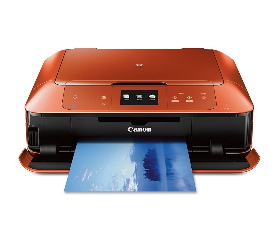 CANON MG7520 Wireless Color Cloud Printer with Scanner and Copier, White (Discontinued By Manufacturer) N7