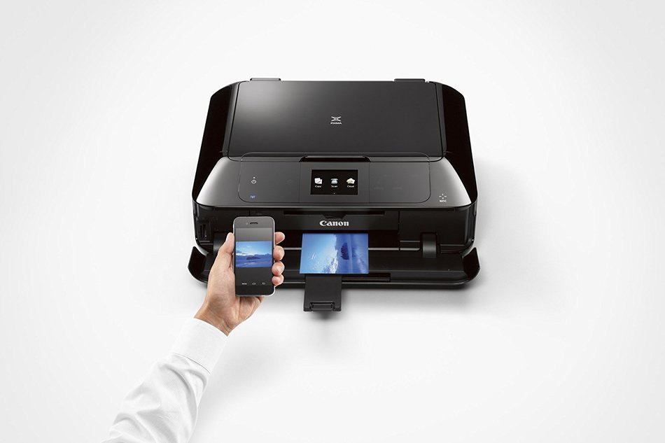 CANON MG7520 Wireless Color Cloud Printer with Scanner and Copier, White (Discontinued By Manufacturer) N9
