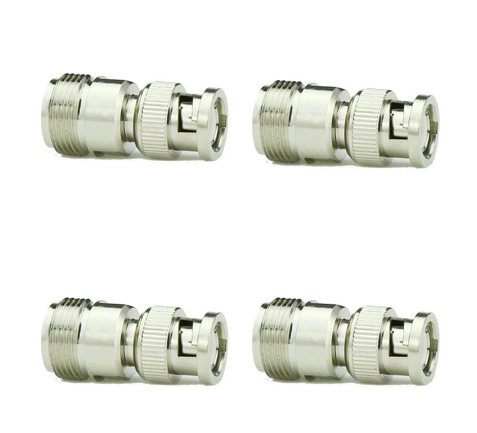 RF Coaxial Coax Adapter N Female to BNC Male Connector N4