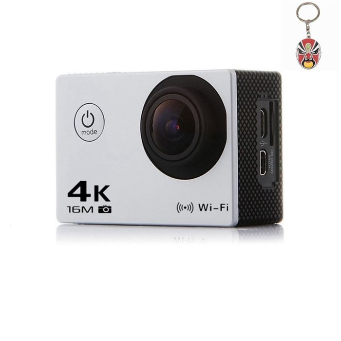 Boblov AT-30 Full HD 4K@30fps 1080P@60fps 173 Degree Wide Angle 16MP WiFi Sports Action Camera DVR (Black) N9