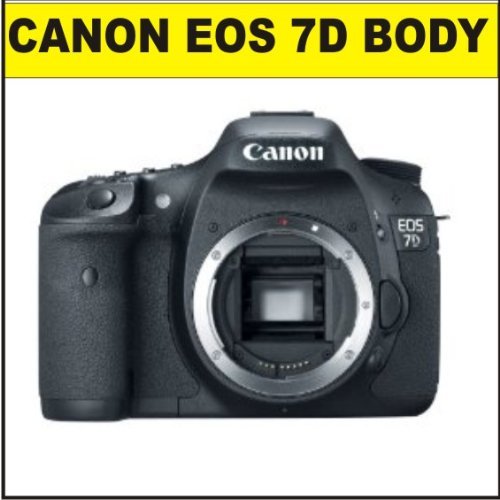 Canon EOS 7D 18 MP Body (Broken Kit Box) w/ Supplied Manufacturer Accessories