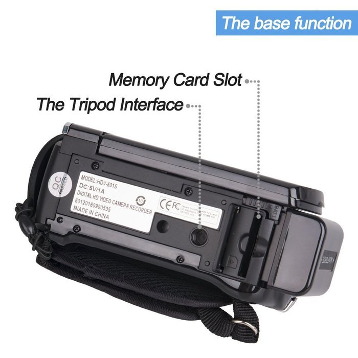 Camera Camcorders, Besteker Portable Digital Video Camcorder Max. 16.0 Megapixels HD 720P DV 2.7 Inches TFT LCD... N12