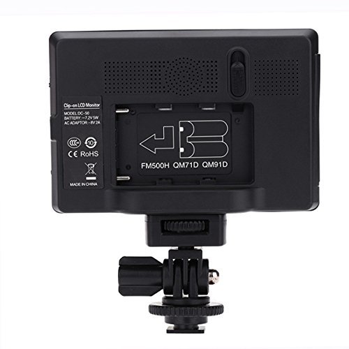 Viltrox 7'' DC-70 Clip-on Color TFT LCD Monitor HDMI AV Input 1280x800 for DSLR N5
